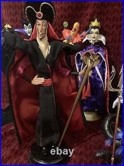 12 Lady Tremaine Maleficent Jafar Ursula Evil Queen Doll Lot Disney Villains