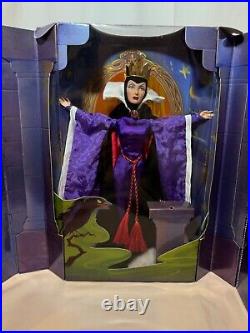 1998 Disney Villains Mattel EVIL QUEEN, MALEFICENT, CRUELLA DE VIL Lot of 3 NIB