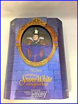 1998 Evil Queen Walt Disney's Great Villians Collection & Snow White Holiday Col