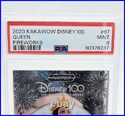 2023 Kakawow Phantom Disney 100 Evil Queen Snow White Fireworks 66/100 PSA 9