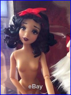 2 Disney Fairytale Designer Limited LE Dolls SNOW WHITE & EVIL QUEEN WITCH HAG