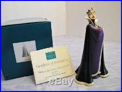2-PC. WDCC SNOW WHITE EVIL QUEEN Who's the Fairest One Of All & MAGIC MIRROR