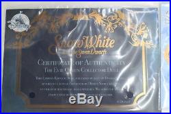 2x BNIB DISNEY STORE Limited Ed. Snow White Evil Queen Collectable 17 Dolls