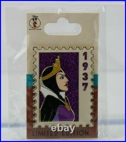 A4 Disney Cast Center DEC LE 250 Pin Postage Stamp 1937 Evil Queen Snow White