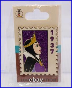 A4 Disney Cast Center DEC LE 250 Pin Postage Stamp 1937 Evil Queen Snow White