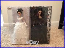AUTOGRAPHED D23 Limited Edition Once Upon a Time Dolls- Snow White & Evil Queen