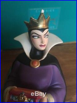 A Disney Wdcc Snow White's Evil Queen Bring Back Her Heart With Coa & Box