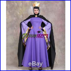 Adult Snow White Evil Queen Dress Costume Halloween Party Cosplay Costume Custom