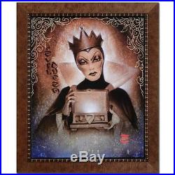 BEHOLD HER HEART signed by NOAH Disney Giclee Canvas SNOW WHITE EVIL QUEEN WALT
