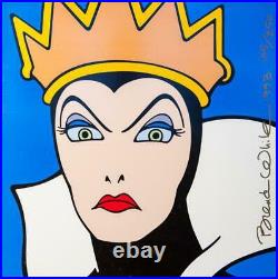 Brenda White, Snow White Evil Queen, Ceramic Tile, signed and numbered in mark