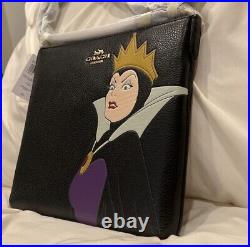 COACH X DISNEY Evil Queen Rowan File Bag Villain Snow White Purse NWT