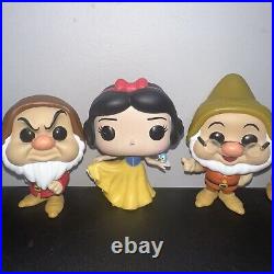 COMPLETE SET Funko POP Snow White & The Seven Dwarves Witch Evil Queen No Boxes