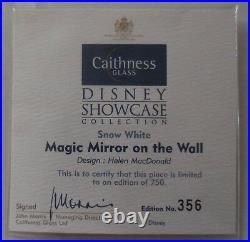 Caithness Paperweight Glass Disney Magic Mirror On The Wall Evil Queen NIB