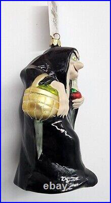 Christopher Radko 1998 Snow White Evil Queen, Hag & Le Mirror Ornament Set