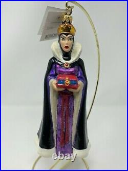 Christopher Radko Disney Snow White and the Seven Dwarf's 3 piece set Evil Queen