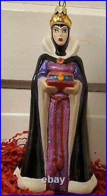 Christopher Radko Walt Disney's Snow White & Glass Evil Queen Ornament 1998
