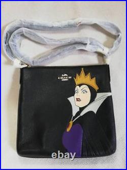Coach Disney Evil Queen Shoulder Bag Black File Snow White