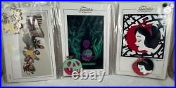 D23 Expo 2022 Exclusive SNOW WHITE 85TH Anniv Evil Queen Apple LE 3 Pin Set New