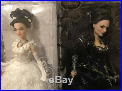 D23 Once Upon A Time Snow White and Evil Queen (Regina) LE Doll Set SIGNED