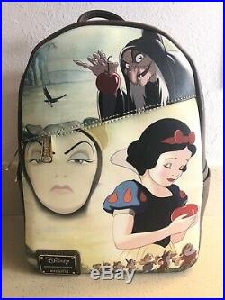 DEC Disney Employee Center Snow White Evil Queen Hag Loungefly Backpack LE600