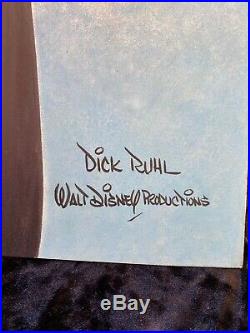 DICK RUHL Dec. 1987 Evil Queen Snow White & Seven Dwarfs Original Art DISNEY