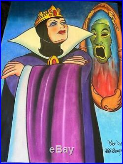 DICK RUHL Dec. 1987 Evil Queen Snow White & Seven Dwarfs Original Art DISNEY