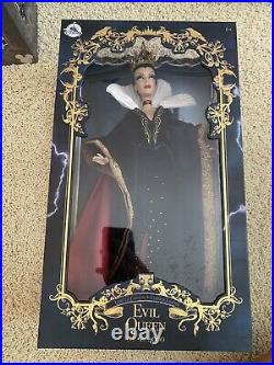 DISNEY STORE SNOW WHITE EVIL QUEEN LIMITED EDITION DOLL 17 Free Shipping