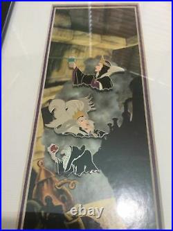 DISNEY WICKED WITCH EVIL QUEEN HAG Event Framed Set 3 Pins PIn LE 100 COA