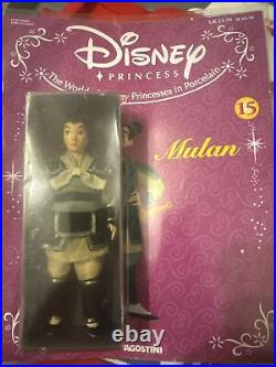 Deagostini #15 Disney Mulan Doll Porcelain Figure + Magazine
