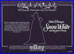 Disney Acme CHARACTER KEY Variant PIN Jumbo SNOW WHITE/EVIL QUEEN 197/250