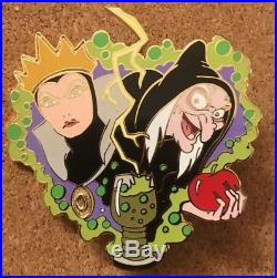 Disney Auctions EVIL QUEEN & THE OLD HAG Transformation Snow White LE 100 Pin