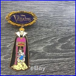 Disney Auctions LE 100 Pin 48735 Villains Spinner Evil queen snow white, old hag