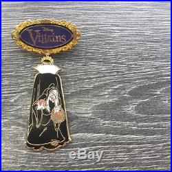 Disney Auctions LE 100 Pin 48735 Villains Spinner Evil queen snow white, old hag