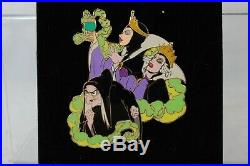 Disney Auctions LE 100 Pin Transformation Evil Queen Old Hag Snow White Jumbo