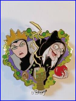 Disney Auctions Pin Le 100 Evil Queen Old Hag Transformation Snow White Apple