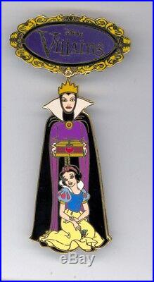 Disney Auctions Villain Spinner Snow White Evil Queen Old Hag Jumbo LE 100 Pin