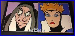 Disney Brenda White Snow White's Evil Queen and Old Hag Tiles LE 250 16x16inches