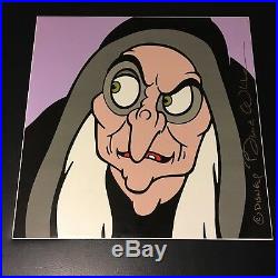 Disney Brenda White Snow White's Evil Queen and Old Hag Tiles LE 250 16x16inches