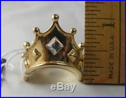 Disney Couture EVIL QUEEN Crown Ring LIMITED EDITION Snow White 7 Dwarfs Crystal