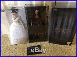 Disney D23 2015 Once Upon A Time LE Dolls Evil Queen & Snow White Signed LE