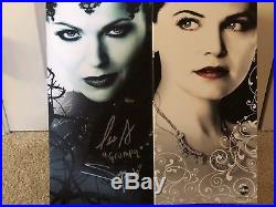 Disney D23 2015 Once Upon A Time LE Dolls Evil Queen & Snow White Signed LE