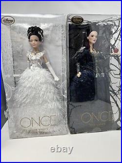 Disney D23 Expo 2015 Once Upon a Time LE 300 Evil Queen & Snow White SIGNED