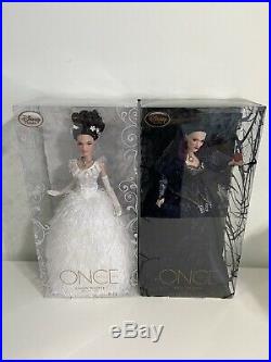 Disney D23 Once Upon A Time Snow White Evil Queen Limited Edition Dolls NO COA