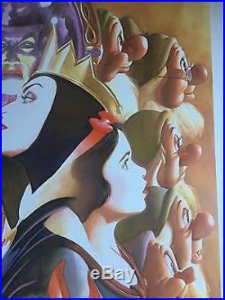 Disney D23 Snow White & the Seven Dwarfs Hag Evil Queen Lithograph Alex Ross