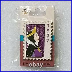 Disney DEC Snow White Evil Queen Postage Stamp Pin LE 250