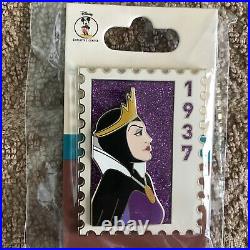 Disney DEC The Evil Queen Stamp Pin Snow White Villain Pins LE 250 In Hand