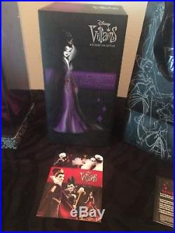 Disney Designer Doll Evil Queen NEW withBag. Snow White, Villians, Limited Edition