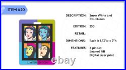 Disney Destination D23 Snow White and Evil Queen Art Pin LE 250 WDI MOG