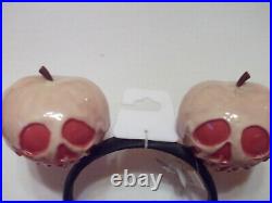 Disney Disneyland Poison Apple Mickey Ears Snow White Evil Queen Headband Glow