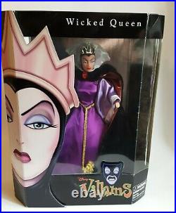 Disney Doll Evil Queen Vintage Doll Villains Wicked Queen Doll NIB BOX AS IS